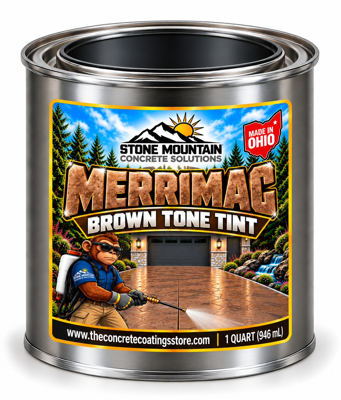 Merrimac Brown Tone Tint for Emerald™ sealer - this is tint only - 32 ounces