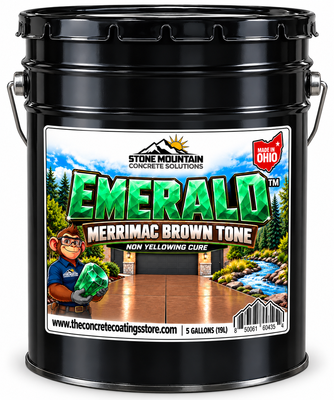 Emerald™ Merrimac Brown Tint - VOC Compliant Non-Yellowing Concrete Cure